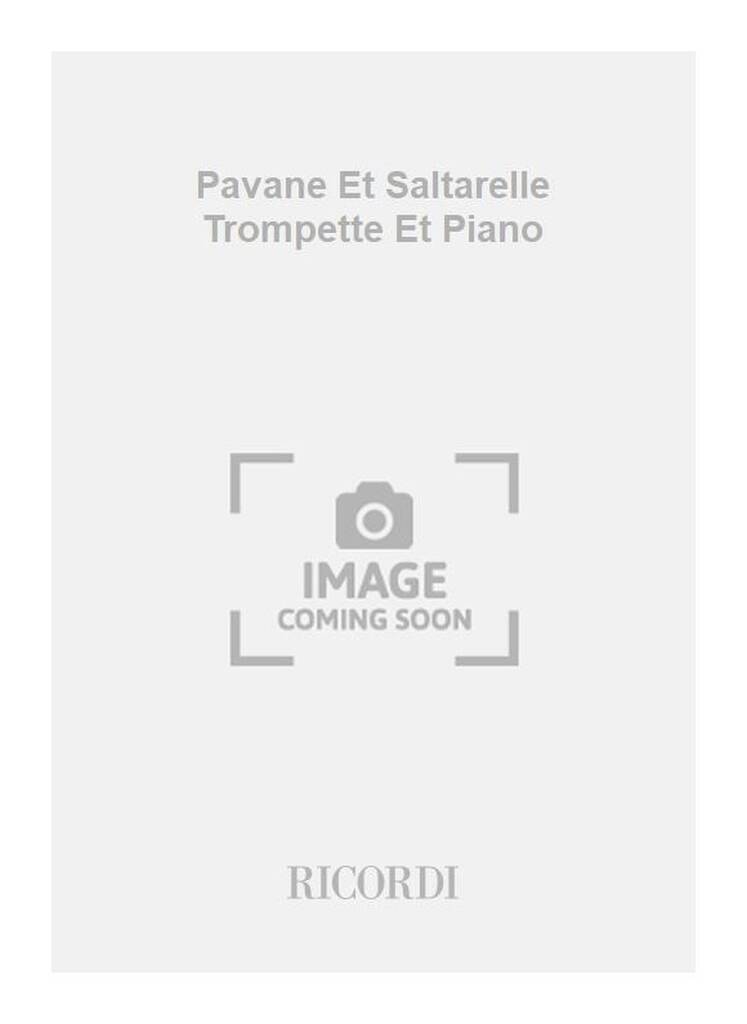 Pavane Et Saltarelle Trompette Et Piano